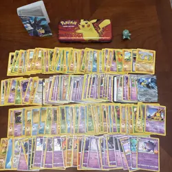 pokemon cards Mixed Card lot Vintage 90s to Now + TCG Case Binder TOMY Figure - Image 1