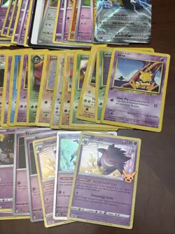 pokemon cards Mixed Card lot Vintage 90s to Now + TCG Case Binder TOMY Figure - Image 2