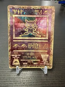 Pokemon TCG Ancient Mew Holo Promo Hieroglyphic 1998 Nintendo LP/MP - Image 1