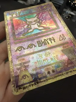 Pokemon TCG Ancient Mew Holo Promo Hieroglyphic 1998 Nintendo LP/MP - Image 3