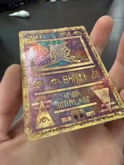 Pokemon TCG Ancient Mew Holo Promo Hieroglyphic 1998 Nintendo DMG - Image 3