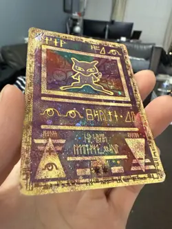 Pokemon TCG Ancient Mew Holo Promo Hieroglyphic 1998 Nintendo DMG - Image 4