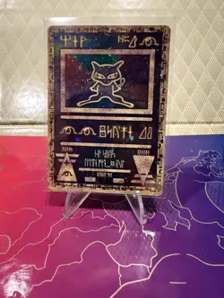 Pokemon TCG Ancient Mew Holo Promo Hieroglyphic 1998 Nintendo - Image 1