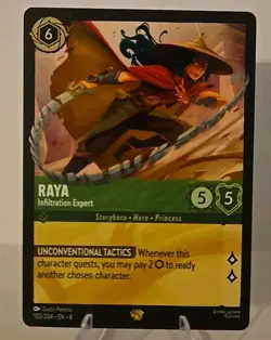 Raya Infiltration Expert 100/204 Disney's Lorcana Reign of Jafar Regular - Image 1