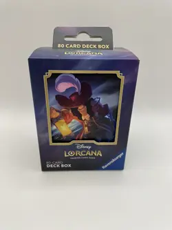 Disney Lorcana TCG: The First Chapter - 80-Card Deck Box Captain Hook - Image 1