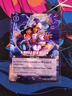 A Whole New World - Disney Lorcana - Promo Card -NM - - Image 1