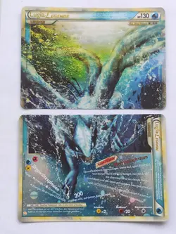 Pokemon Karte Lugia-Legende komplett near mint Holo Deutsch HGSS 113/123 114/123 - Image 1