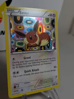Pokemon Eevee TCG Black White Holo Promo Card BW94 LP+ - Image 2
