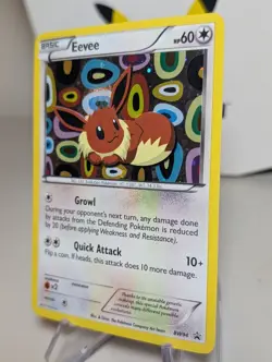 Pokemon Eevee TCG Black White Holo Promo Card BW94 LP+ - Image 3
