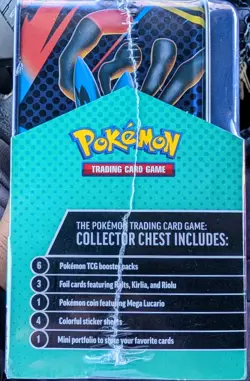💥🔥Pokemon 2025 Collector Chest Tin Box 6 Packs 3 Foil Cards New Sealed🔥💥 - Image 2