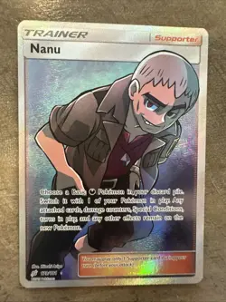 Nanu 179/181 Pokemon TCG Card Team Up - Full Art Ultra Rare - Near Mint - Image 1