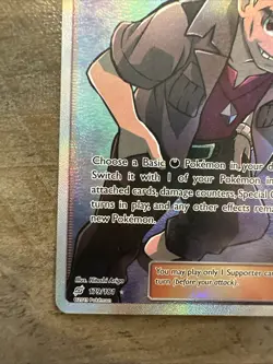 Nanu 179/181 Pokemon TCG Card Team Up - Full Art Ultra Rare - Near Mint - Image 5