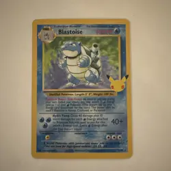 Pokemon TCG Blastoise Celebrations Card 2/102 25th Anniversary Edition - Image 1
