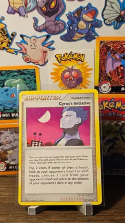 Pokemon Supreme Victors Uncommon Card - Cyrus's Initiative 137/147 - MP - Image 1