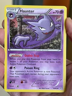 POKEMON HAUNTER 34/83 UNCOMMON GENERATIONS NM CARD - Image 1