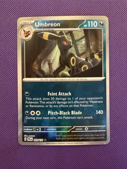 Pokemon TCG Prismatic Evolutions Umbreon Pokeball Reverse Holo Card 059/131 - Image 1