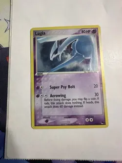 Pokemon TCG Lugia Pop Series 5 Holo Rare Card 2/17 LP Condition - Image 1