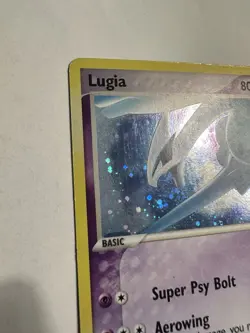 Pokemon TCG Lugia Pop Series 5 Holo Rare Card 2/17 LP Condition - Image 2