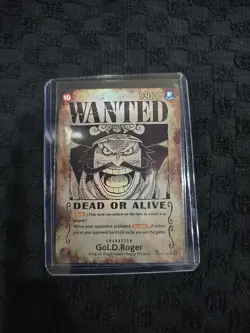 Gol D Roger OP09-118 SP Wanted Poster Manga OP13 One Piece Card English Carrying - Image 1