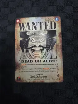 Gol D Roger OP09-118 SP Wanted Poster Manga OP13 One Piece Card English Carrying - Image 2