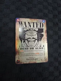 Gol D Roger OP09-118 SP Wanted Poster Manga OP13 One Piece Card English Carrying - Image 3