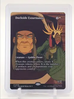 DOCKSIDE EXTORTIONIST 2025 MTG LAST AIRBENDER ETERNAL MYTHIC RARE 1/2 Q4856 - Image 1
