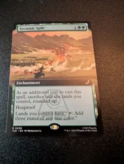 MTG Tectonic Split (Extended Art) NM Avatar: The Last Airbender 0208 Reg - Image 1