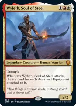 x1 Wyleth, Soul of Steel - Theme Deck Exclusive - Foil M MTG Commander Legends M - Image 1
