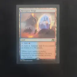 Magic The Gathering Riverpyre Verge Aetherdrift Land Rare 260 Regular - Image 1