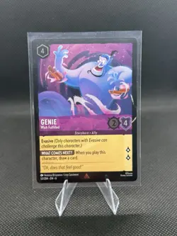 Disney Lorcana Genie - Wish Fulfilled 53/204 Azurite Sea Cold Foil - Image 1