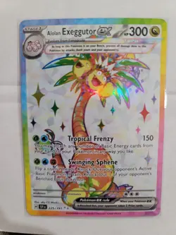Pokemon TCG SV08: Surging Sparks 225/191 Alolan Exeggutor ex NM - Image 1