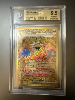 Charizard EX HR - 2023 Obsidian Flames #228 - BGS 9.5 Gem Mint - Pokemon TCG - Image 1