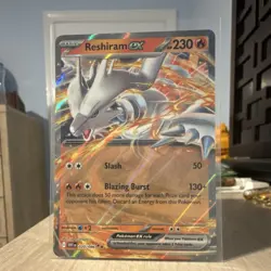 Pokemon TCG Reshiram EX 020/086 SV11W: White Flare Holo Double Rare Full Art - Image 1