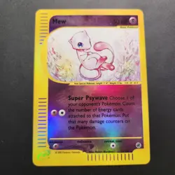 2002 Mew 55/165 - Expedition Base Set Reverse Holo Rare - Pokemon TCG - LP - Image 1