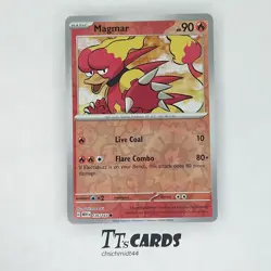 Magmar 126/165 Reverse Holo - Pokemon Scarlet & Violet 151 MEW English - Image 1