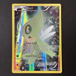 Pokemon TCG Mythical Celebi XY111 Full Art Black Star Holo Promo NM - Image 1
