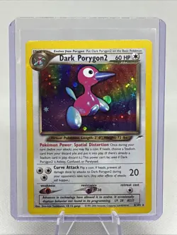 Pokemon Neo Destiny 8/105 Dark Porygon2 2000 Holo Rare Colorless MP READ - Image 1