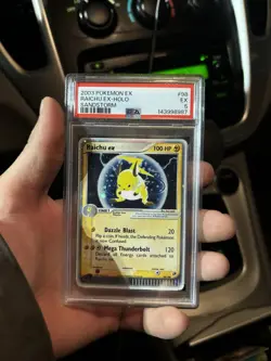Pokemon EX Sandstorm Raichu Holo 2003 #98/100 PSA 5 - Image 1