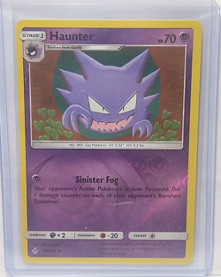 Haunter 69/214 Pokemon Sun & Moon Unbroken Bonds 2019 Reverse Holo - Image 2