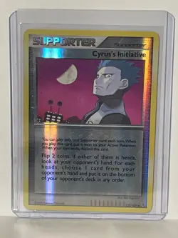 Cyrus's Initiative 137/147 Supreme Victors Reverse Holo Supporter Pokemon Card - Image 1