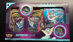 Pokemon Vaporeon VMAX Premium Collection Box Sealed Evolving Skies - Image 1