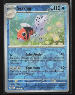 Seaking #119/165 SV: Scarlet & Violet 151 Reverse Holo Pokemon TCG NM/M - Image 1