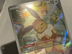 Pokemon Center Stamp PC ETB Promo Prismatic Evolutions Eevee #173 NM Condition - Image 2