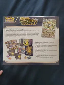 Pokemon TCG Scarlet & Violet Surging Sparks ETB Elite Trainer Box Factory Sealed - Image 3