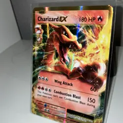 Pokemon Charizard EX 12/108 Evolutions Ultra Rare Holo 180 HP Card English - Image 2