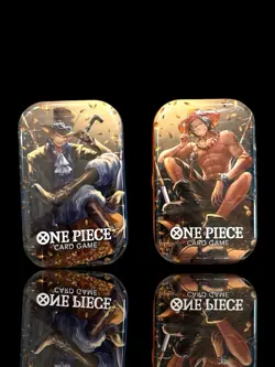 🔥SET OF 2~One Piece Tins SEALED OP-13 Volume 2! ACE AND SABO! FAST SHIP!💨 - Image 1