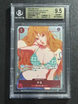 ONE PIECE BGS9.5 NAMI OP01-016 R 2023 JAPANESE - Image 1