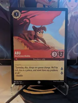 Abu Mischievous monkey- 103/204 - Common - Disney Lorcana: The First Chapter - Image 1
