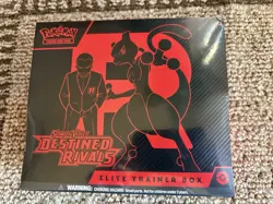 Pokemon TCG: S&V Destined Rivals Factory Sealed Elite Trainer Box - Image 1