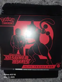 Sealed Pokemon TCG: S&V Destined Rivals Factory Elite Trainer Box ETB - Image 1